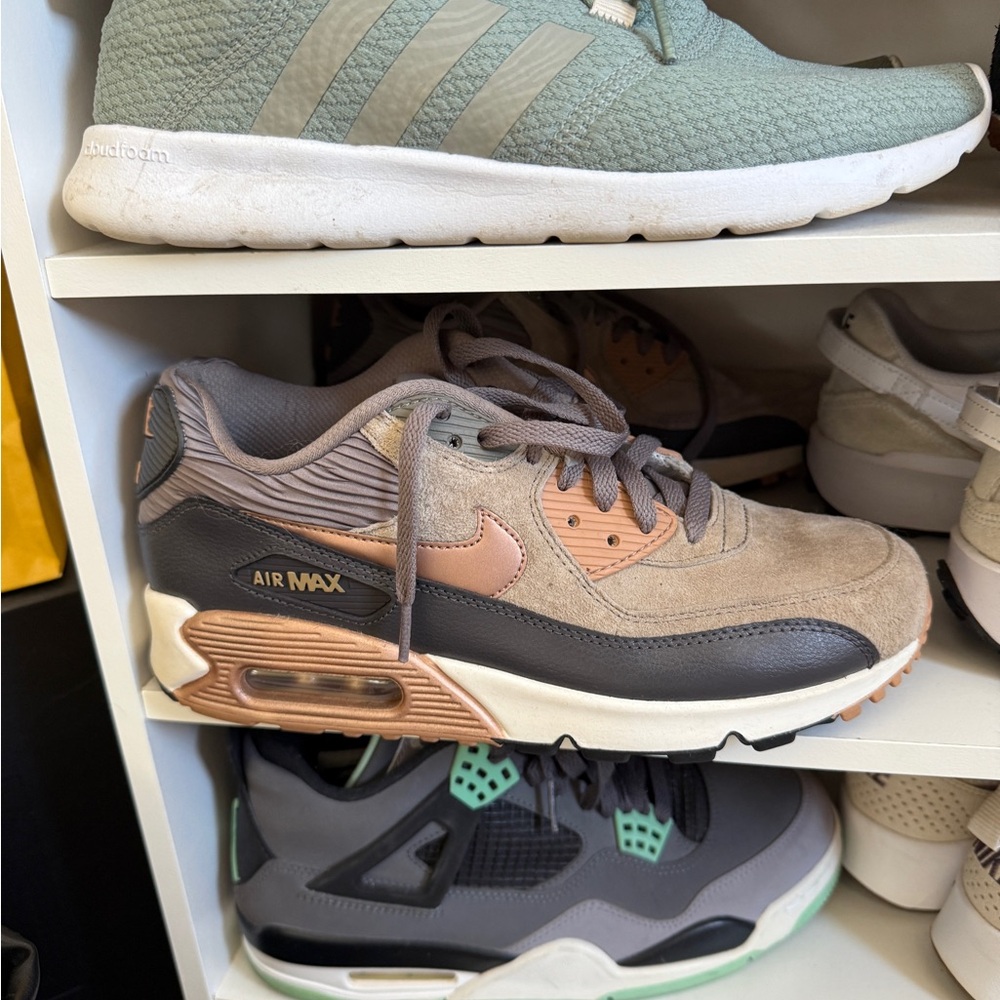 Nike Air Max Sneakers in Tan and Black